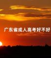 广东省成人高考好不好