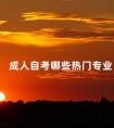 成人自考哪些热门专业