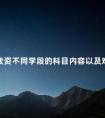 教资不同学段的科目内容以及难度