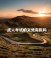 成人考试的文凭有用吗
