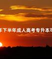 2024年下半年成人高考专升本可以换专业吗