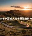 2024年宁夏成人高考录取查询方法
