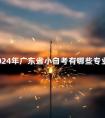 2024年广东省小自考有哪些专业