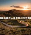 2024年新疆成人高考学习形式有哪几种