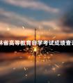 吉林省高等教育自学考试成绩查询时间