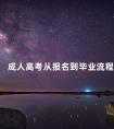 成人高考从报名到毕业流程
