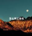 怎么网上报名