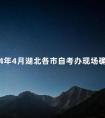 2024年4月湖北各市自考办现场确认信息汇总