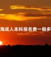 上海成人本科报名费一般多少钱