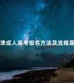 天津成人高考报名方法及流程是什么