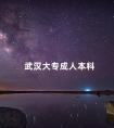 武汉大专成人本科