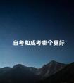 自考和成考哪个更好