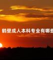 鹤壁成人本科专业有哪些