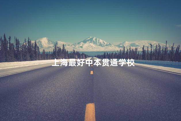 上海最好中本贯通学校