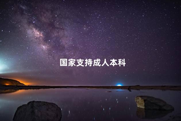 国家支持成人本科