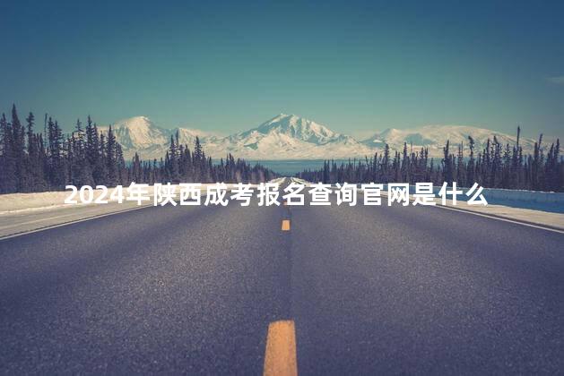 2024年陕西成考报名查询官网是什么