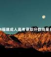 2024福建成人高考录取分数线是多少