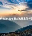 北京2024成考报名流程是怎样的