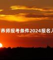 山东营养师报考条件2024报名入口在哪