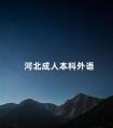 河北成人本科外语