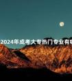 湖南2024年成考大专热门专业有哪些