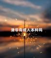 清华有成人本科吗
