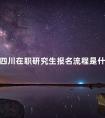 四川在职研究生报名流程是什么