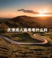 天津成人高考考什么科