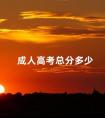 成人高考总分多少