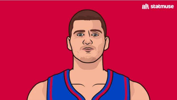 约基奇距平NBA中锋三双纪录仅差1场