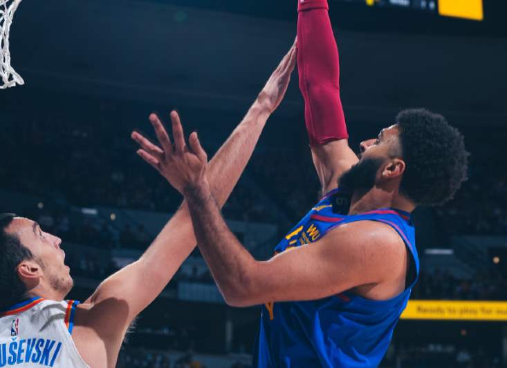 NBA：约基奇19+16+13 掘金胜雷霆