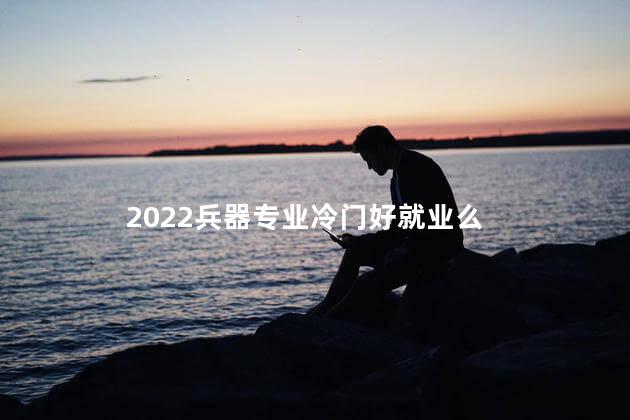 2022兵器专业冷门好就业么