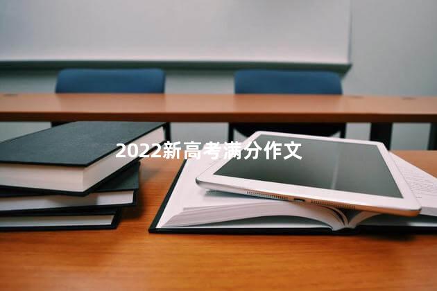 2022新高考满分作文