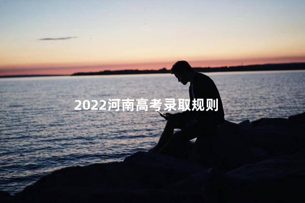 2022河南高考录取规则