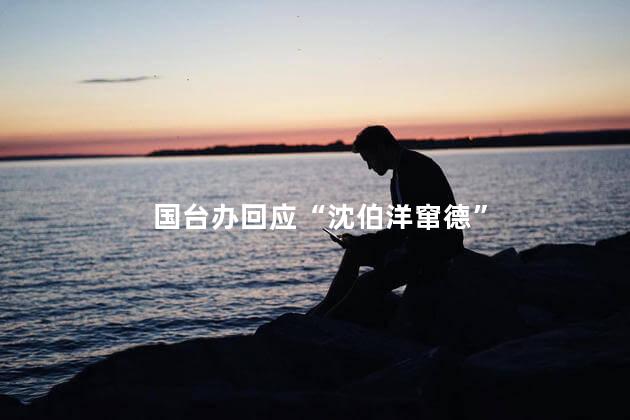 国台办回应“沈伯洋窜德”