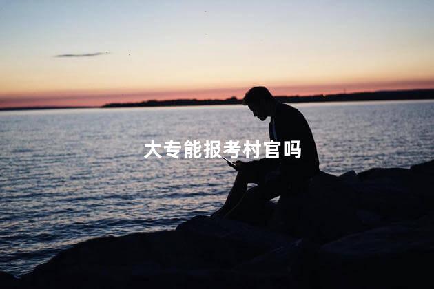 大专能报考村官吗