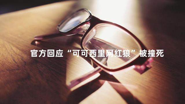 官方回应“可可西里网红狼”被撞死