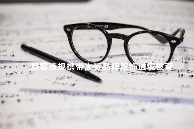 旅客违规携带大量品牌服饰进境被查