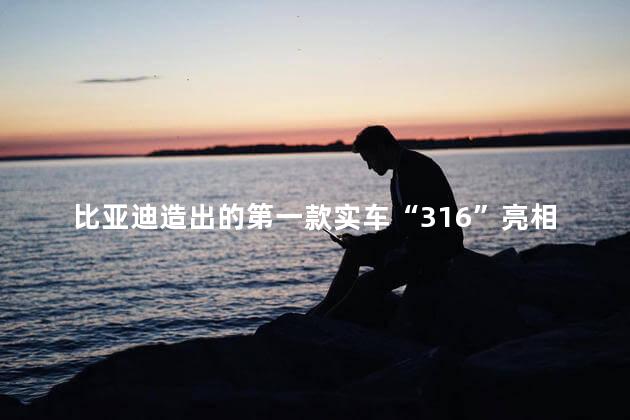 比亚迪造出的第一款实车“316”亮相