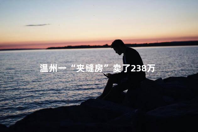 温州一“夹缝房”卖了238万