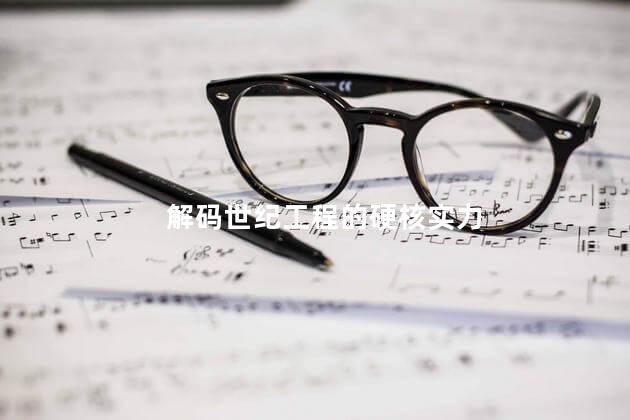解码世纪工程的硬核实力
