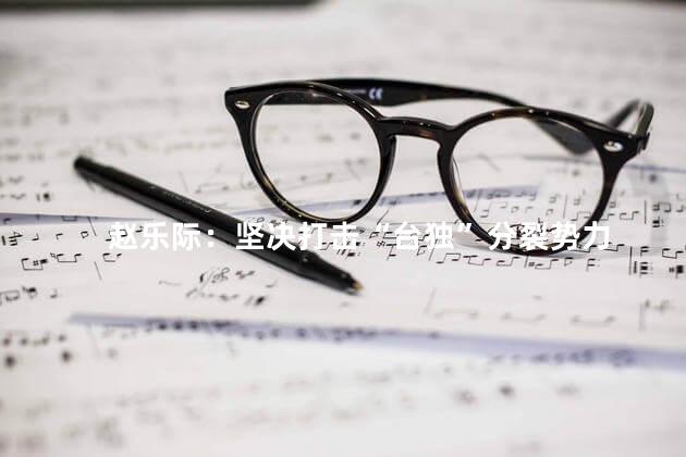 赵乐际：坚决打击“台独”分裂势力