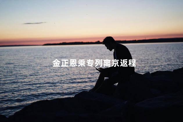 金正恩乘专列离京返程