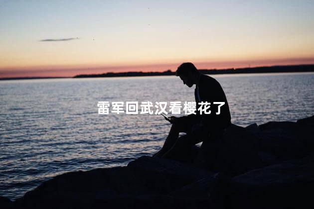 雷军回武汉看樱花了